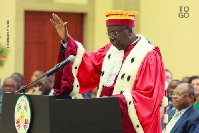 Monsieur Aboudou Assouma, Président de la Cour constitutionnelle du TOGO. © TOGO