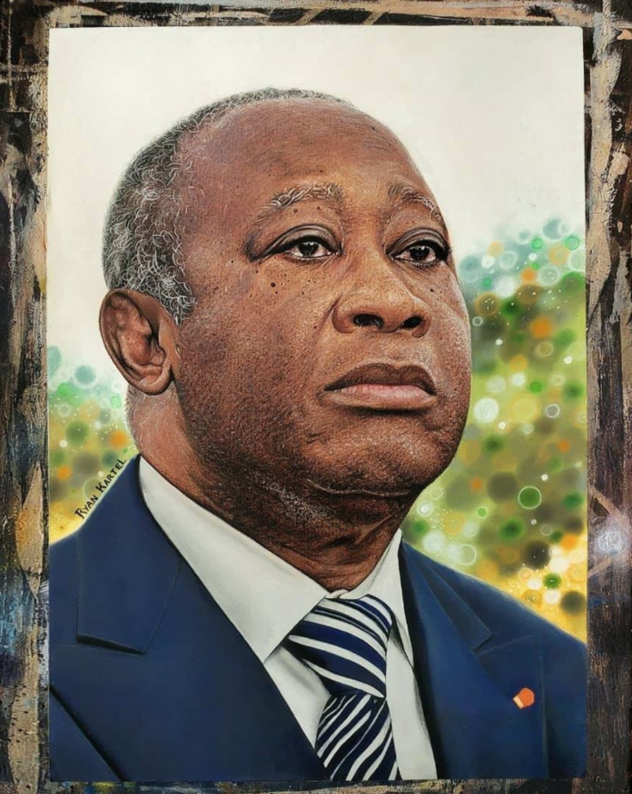 Portrait de Laurent Gbagbo © Ryan Kartel