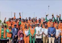 Les cadets nigériens, champions UFOA-B U17, accueillis en héros